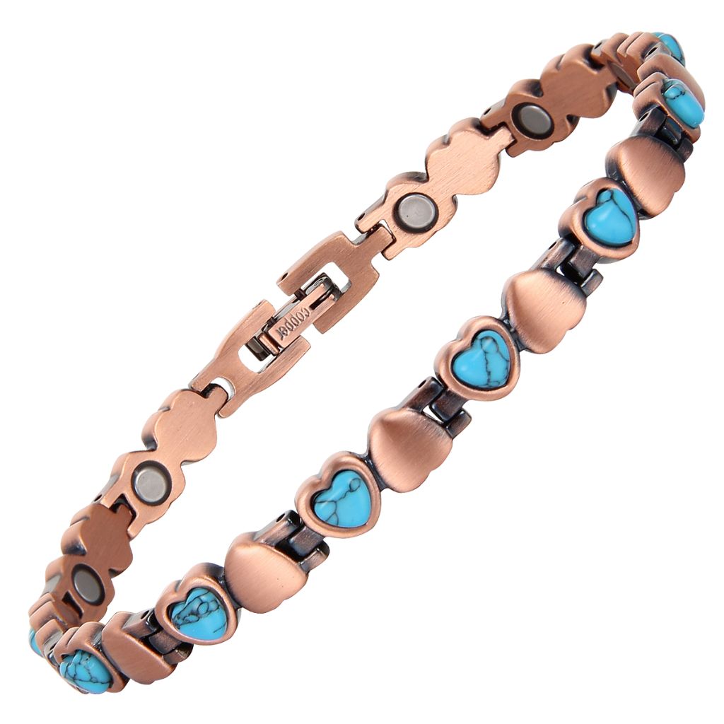 Bransoletka Terapeutyczna "Turquoise Heart"