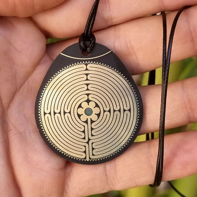 Cymatyczny Wisiorek - Labirynt Chartres 