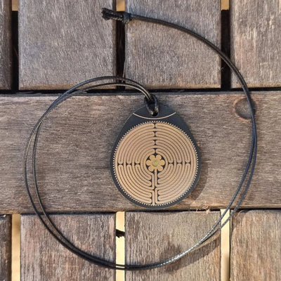 Cymatyczny Wisiorek - Labirynt Chartres 