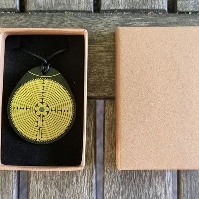 Cymatyczny Wisiorek - Labirynt Chartres 