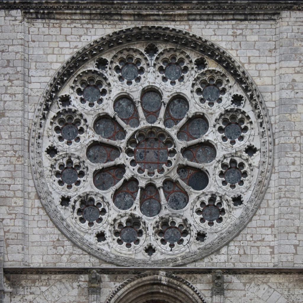 Dysk z Rozetą Katedry w Chartres (Kawitacje Rezonansowe)