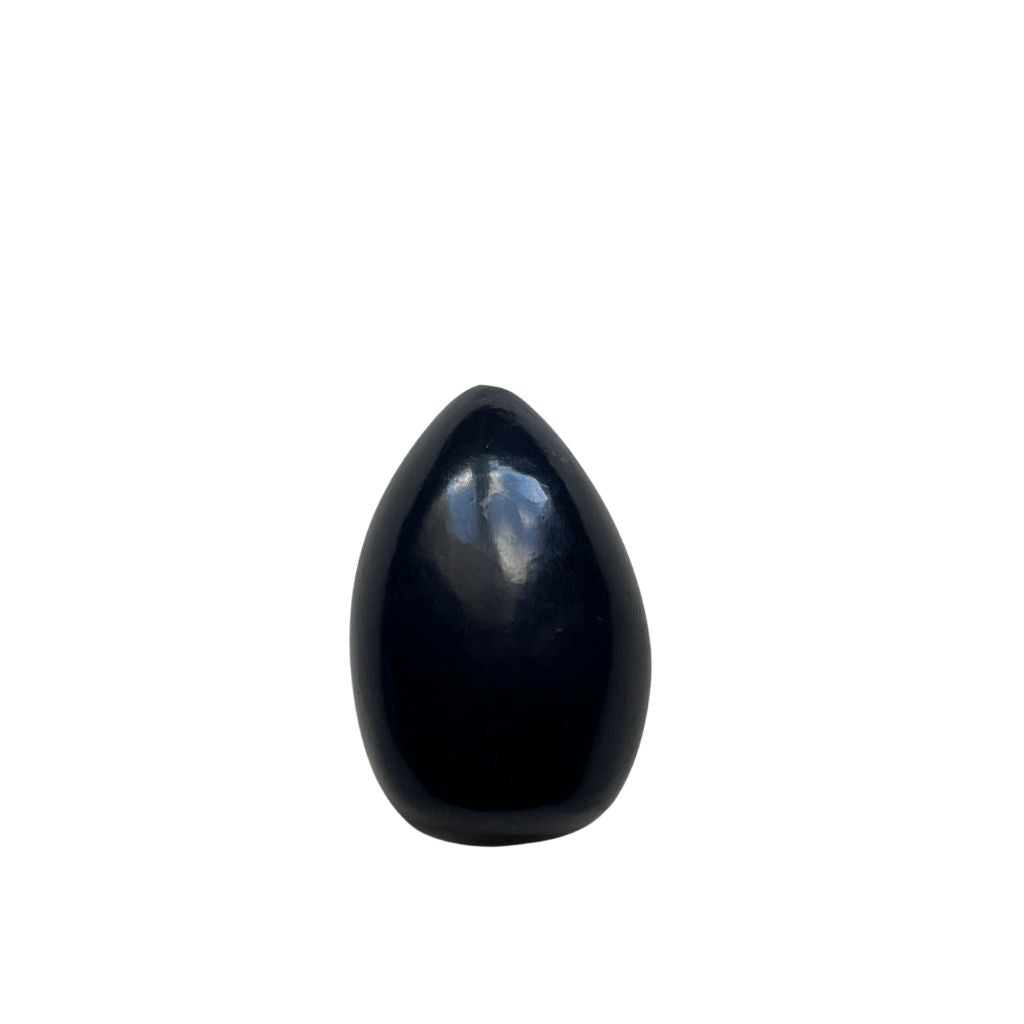 Jajko z Szungitu 3 cm Polerowane