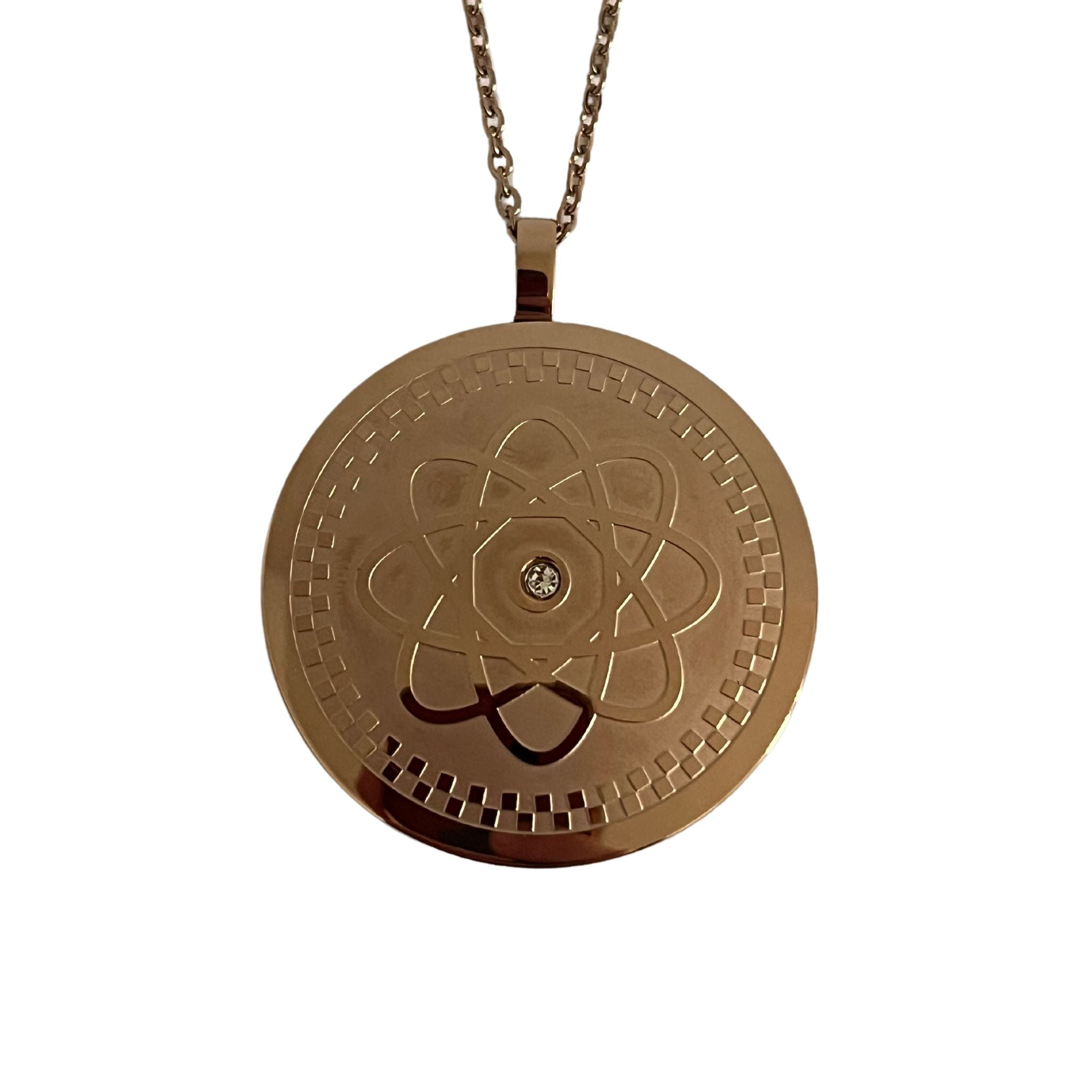 Odpromiennik Medalion Energii Skalarnej "ROSEGOLD ATOM"
