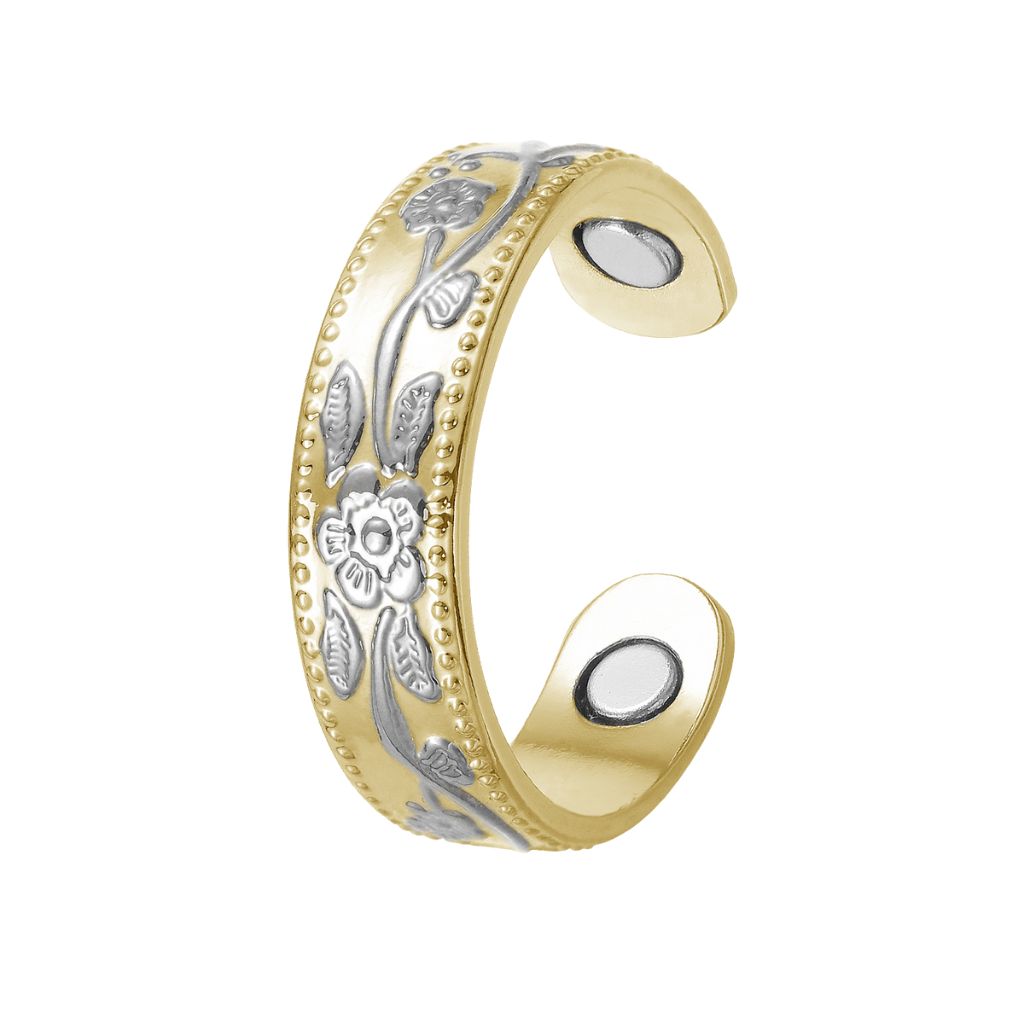 Pierścionek Neodymowy "Golden Petal"
